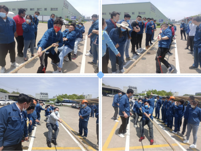 pa电子医药下属浙江pa电子药业组织开展第十六届青年团队拔河比赛