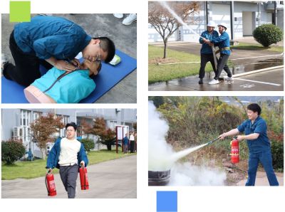 pa电子医药新昌基地组织11.9消防技能竞赛活动